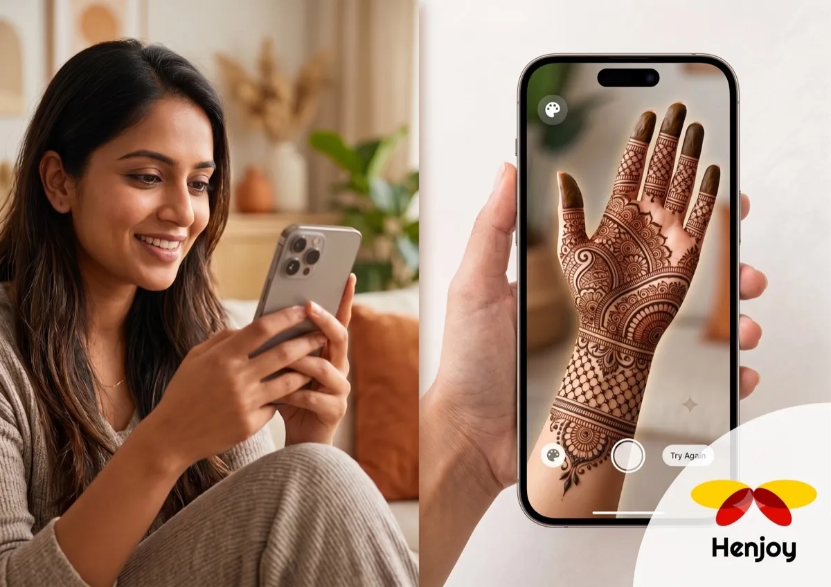 The Future of Mehendi: AR Try-On is Here!