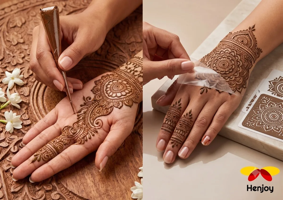Mehendi Stickers vs. Traditional Henna: What's Better?